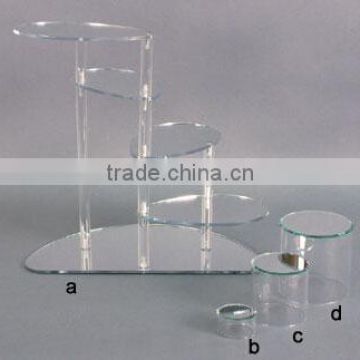 Clear acrylic shoe display stand