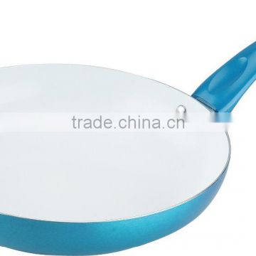 Aluminum ceramic FRYING Pan with color handle