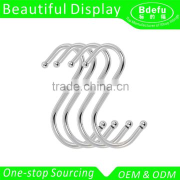 Beautiful Hot saling Metal S Shaped metal hooks/ s shaped ornament hooks