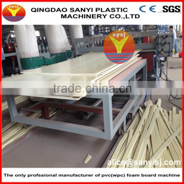High capacity PVC WPC foam board wood plastic composite WPC board making machine