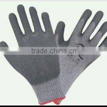 cotton wrinkle latex protective glove
