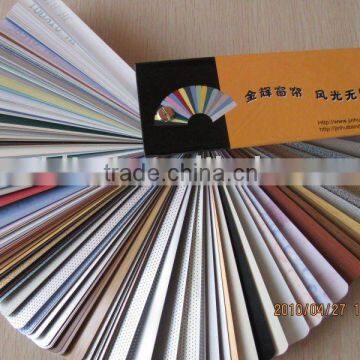 aluminum slats-our color card