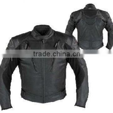 Leather Motorbike Racing Jacket