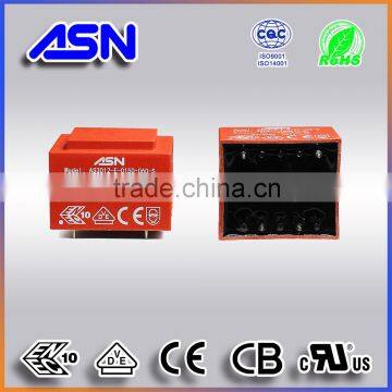 EI30/12.5, 1.5VA/1.8VA encapsulated transformer with VDE CE CB UL CUL ROHS approval