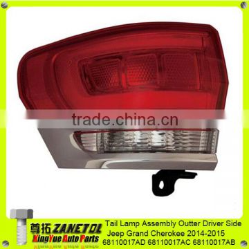 Auto Right Tail Light Assembly 68110017AD 68110017AC 68110017AB 68110001AB Fits 2014-2015 Grand Cherokee (WK2)