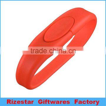 silicone bracelet with USB flash drive