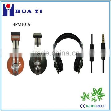 new product!cool metal headphone with microphone /fashion stylish headset with super bass for professional