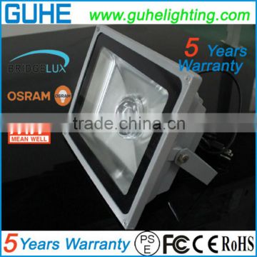 Taiwan MW driver 85-277VAC 200w color changing flood light led rgb 60W outdoor lighting 5 years warranty