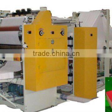 Automatic high speed PLC embossing facial paper manufacturing making machine