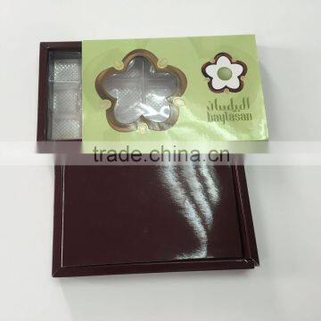 (Hot sale) Custom dessert box, chocolate box, candy box, with a transparent window