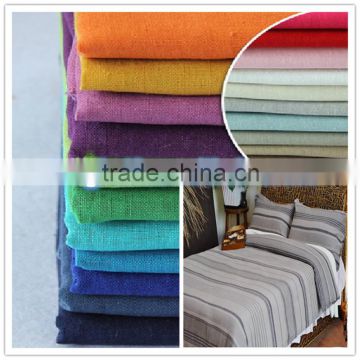 Linen viscose blend fabric for bed sheet set