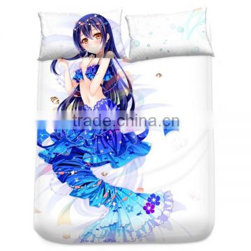 New Sonoda Umi - Love Live Japanese Anime Bed Sheet with Pillow Covers Blanket 7
