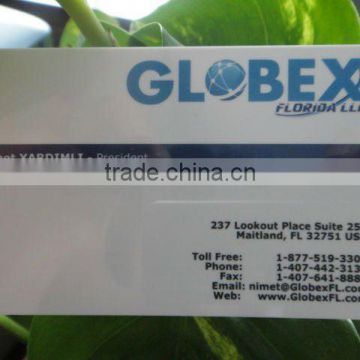 Plastic PVC custom business cards