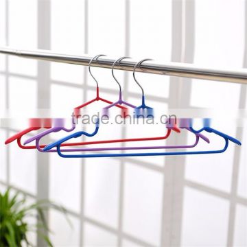 Hot selling new arrival metal+pvc coated hanger for coat