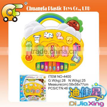 NO-4400 Education toy-Intelligence plastic musical instrument, keyboard learning machine toys for kids