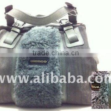 leather handbag fur 634