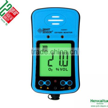 Large Display Durable Gas Detector 0~30% VOL Oxygen Monitor AS8901