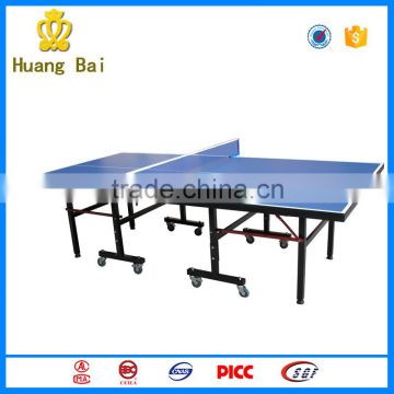 Outdoor Indoor Movable Table Double Folding Tennis Table with Wheels