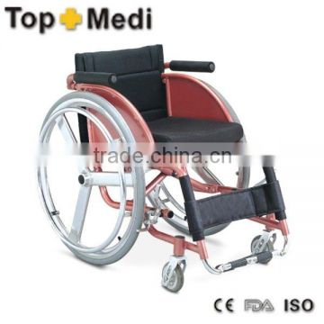 Competitive Light Weight Leisure Sport Wheelchair with Steel Frame