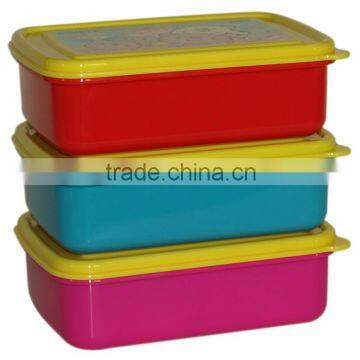 Customized plastic PP kids food containers