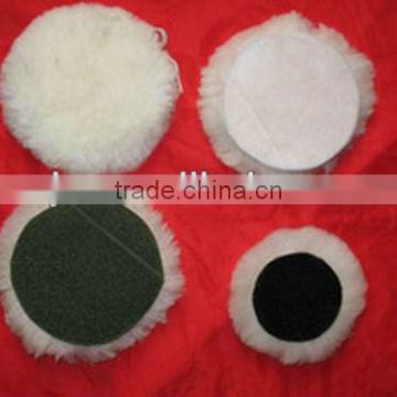 car polishing wool pad/lambs wool padding/stable quality wool pad