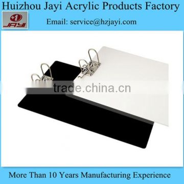 China supplier wholesale custom acrylic notebook clipboard holder
