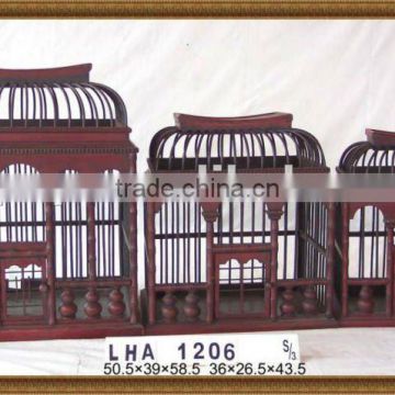 Decorative Bamboo,Wooden Bird Cage