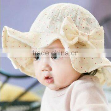 F10009H Hot Selling Floral Print Baby Sun Hat Summer Fancy Baby Hats
