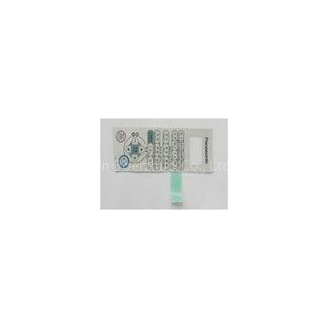 Waterproof Printing Machine Membrane Touch Switch With 3m Adhesive