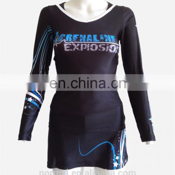 Personalized Sexy Design High School Dry-Fit Cheer Costumes