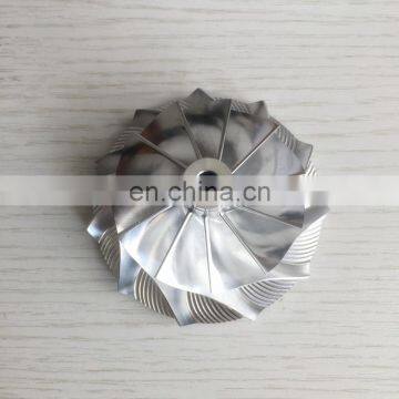 GT2871 452546-0005 53.11/70.98mm 11+0 blades turbo milling/aluminum 2618/billet compressor wheel for racing