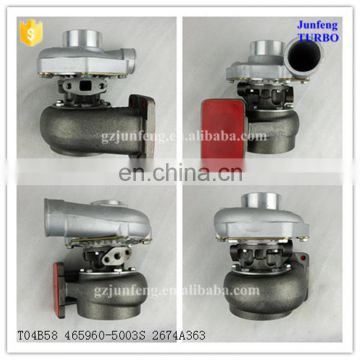 T04B58 turbocharger 465960-0003 465960-0006 465960-0007 465960-5003S 2674A363 turbo for Perkins Truck T6-354.4 Engine