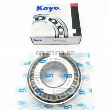 good price china distributors koyo bearing 30309 JR tapered roller bearing size 45x100x27.25mm for truck wheel