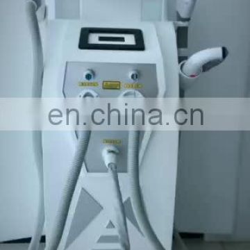 Beijing LE-12 two sreen multifunctional three handles nd yag laser tattoo removal machine/ hair removal/RF lift