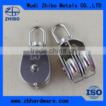 Stainless Steel Rope Pulley Block 15mm-100mm