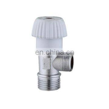 BT3014 Bathroom accessories 1/2 inch brass angle valve with plastic