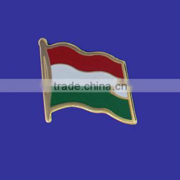 Custom quality novelty gift Hungary World Flag Lapel Pin