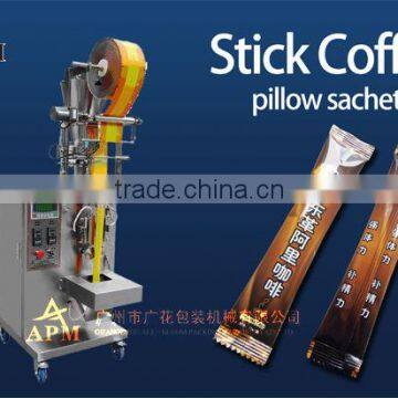 Automatic coffee back/stick /pillow sealing packing machine
