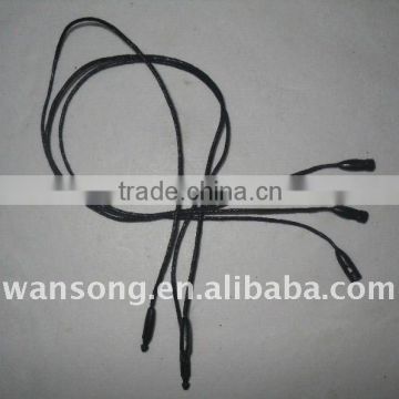Alibaba china silver embossed plastic hang tag string suppliers