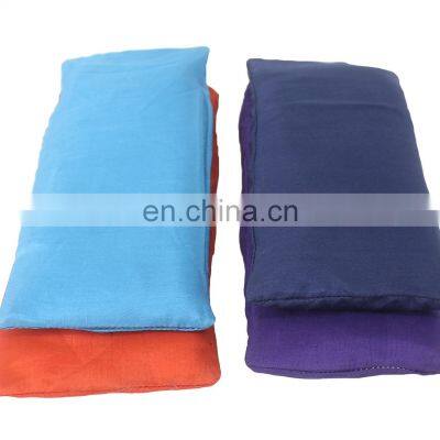 comfortable private label or custom designed cotton canvas eye pillow Indian supplier