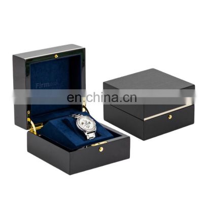 New Arrival Hot Selling Custom Wooden Watch Boxes Cases Black Watch Box Wood
