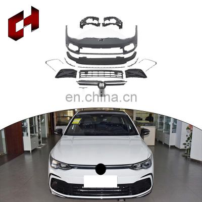 CH New Upgrade Luxury Side Skirt Wide Enlargement Rear Diffusers Hood Fender Body Kit For Vw Golf 8 2020 To R Line