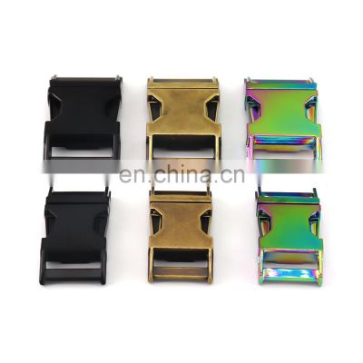 Customized Size Matte Black Shiny Gradient Color Strong High-end Magnetic Bag Buckle For Bag