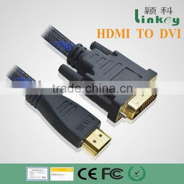 black color Gold plated db9 cable to dvi cable