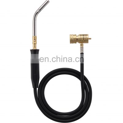SC-005 Single tube flame Manual  Mapp Gas Welding hand Torch with 1.5M hose Brass Made HVAC