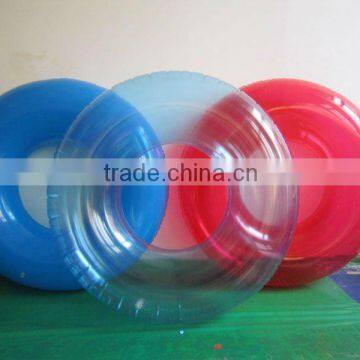 transparent pvc inflatable beach ring