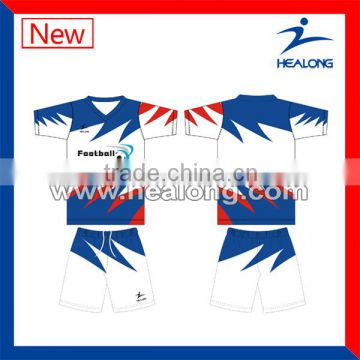 Guangzhou Cheap Wholesale Clothing Football Shirt Maker Soccer Jersey Uniform Set Wear