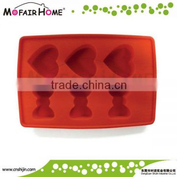 Food grade Rectangle shape silicone ice cube trays (S4020)