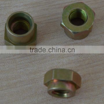 ISO 9001-2008 brass hex flange nut ,made in china