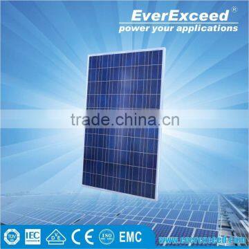 EverExceed 120W 18v low price mini flexible Polycrystalline Solar Panel certificated by TUV/VDE/CE/IEC